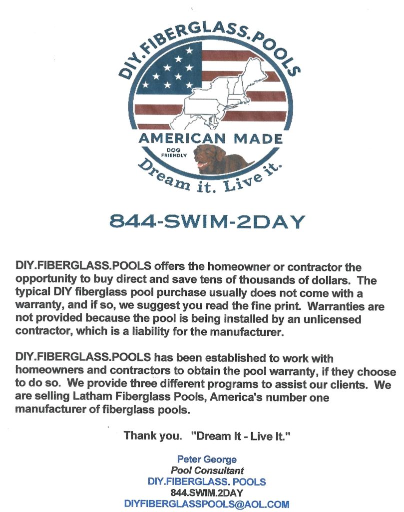 DIY FIBERGLASS POOLS 1